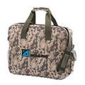 Digital Camo Briefcase Messenger Bag